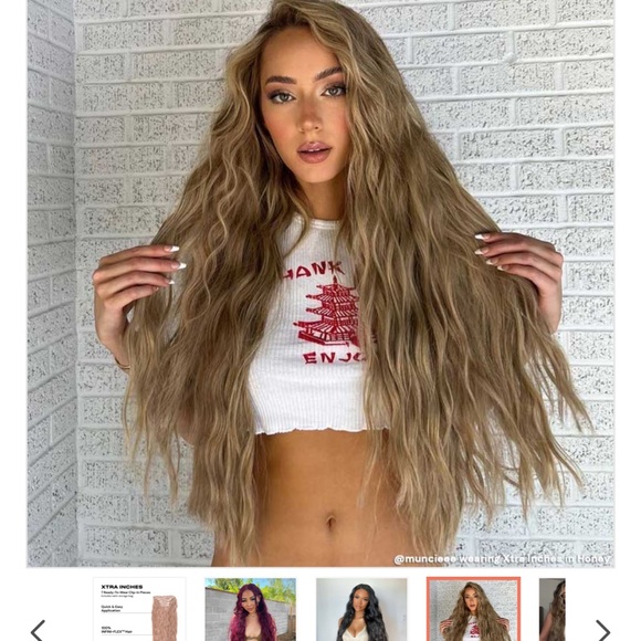 INH Insert Name Here beautiful 24" sexy BEACH WAVES XTRA INCHES. - Picture 2 of 6